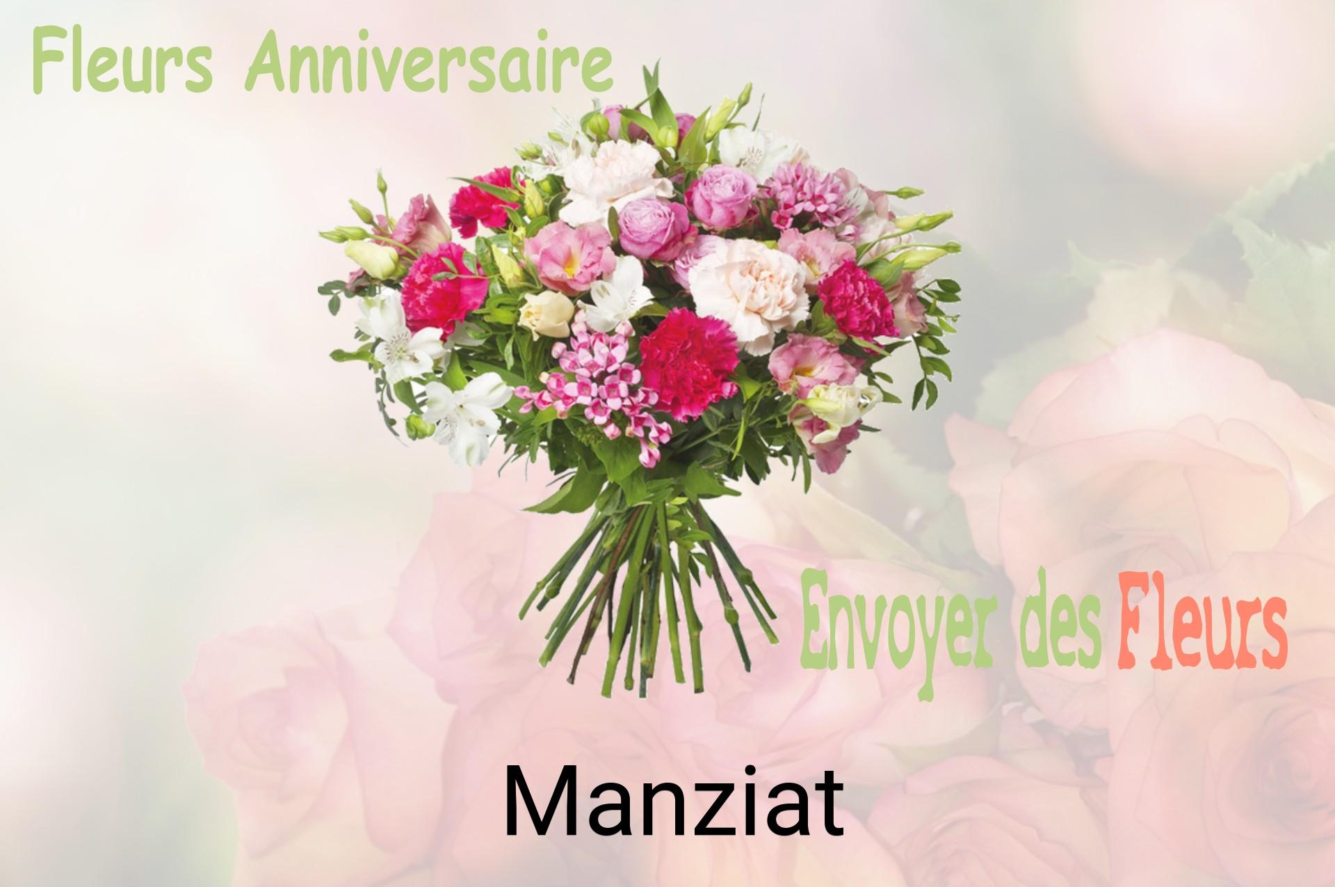 Bouquet de fleurs d’anniversaire livré à Manziat